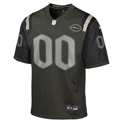 New York Jets Youth 2025 Rivalries Collection Custom Game Jersey Gotham Green - Nike