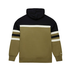 Kansas City Chiefs Vintage Logo Head Coach Hoodie Olive - Mitchell & Ness