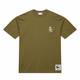Green Bay Packers Vintage Logo Premium T-Shirt Olive - Mitchell & Ness