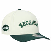 New York Jets New Era Upside Down 9FIFTY A-Frame Snapback Hat Cream - NFL
