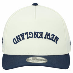 New England Patriots New Era Upside Down 9FIFTY A-Frame Snapback Hat Cream - NFL