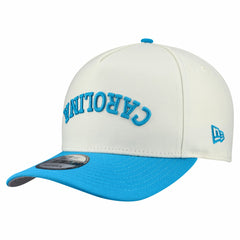Carolina Panthers New Era Upside Down 9FIFTY A-Frame Snapback Hat Cream - NFL