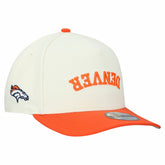 Denver Broncos New Era Upside Down 9FIFTY A-Frame Snapback Hat Cream - NFL