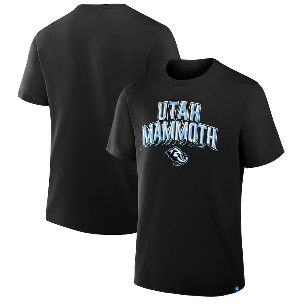 Utah Mammoth - Profile Male Adult Big & Tall Short Sleeve T-Shirt Black