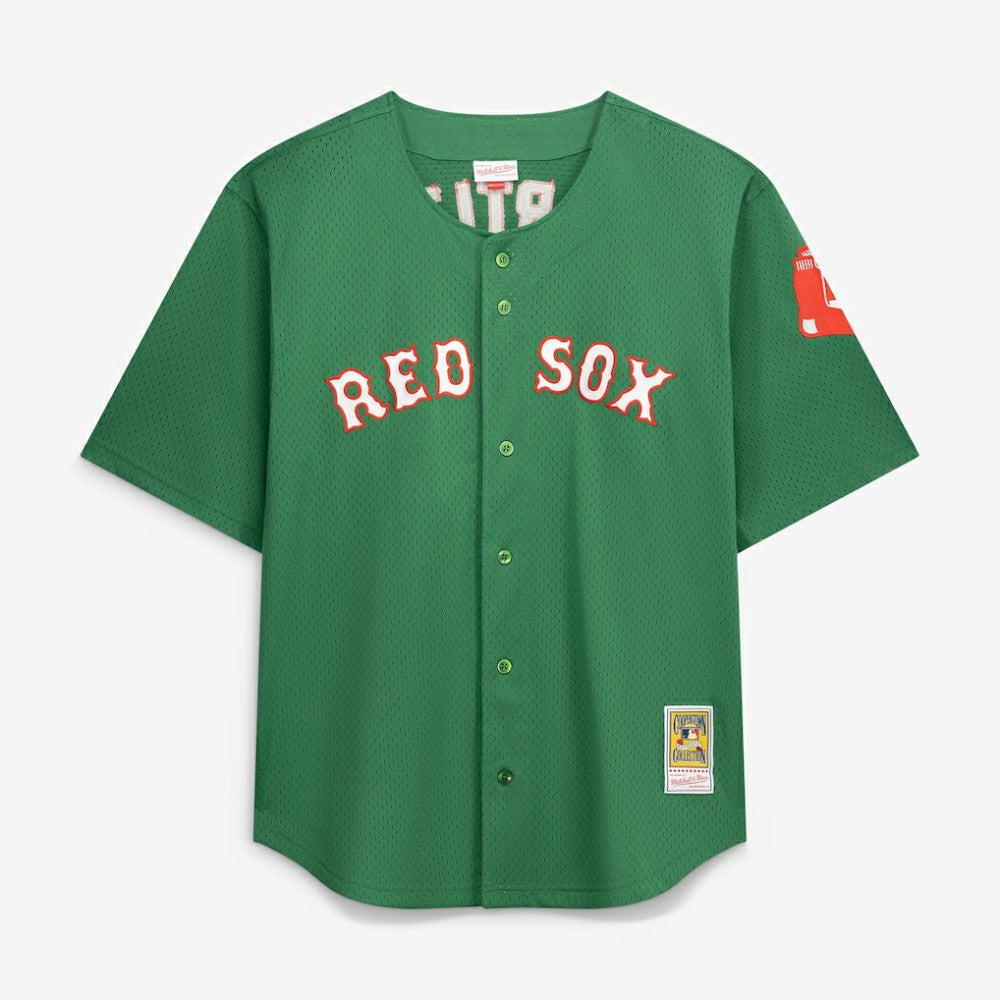 David Ortiz Boston Red Sox Mitchell & Ness Big & Tall Cooperstown Collection Mesh Batting Practice Jersey Clearance