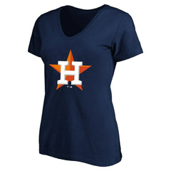 Jose Altuve Houston Astros Profile Women's Plus Size Name & Number V-Neck T-Shirt Sale