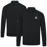 New York Yankees Levelwear Upright Insignia Tri-Blend Quarter-Zip Pullover discount