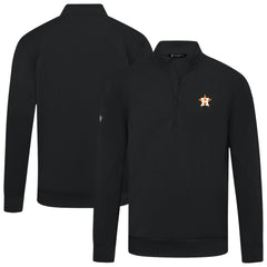 Houston Astros Levelwear Upright Insignia Tri-Blend Quarter-Zip Pullover for sale