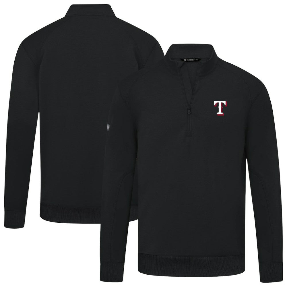 Texas Rangers Levelwear Upright Insignia Tri-Blend Quarter-Zip Pullover Online