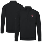 Texas Rangers Levelwear Upright Insignia Tri-Blend Quarter-Zip Pullover Online