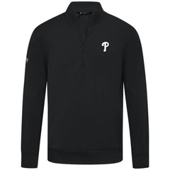Philadelphia Phillies Levelwear Upright Insignia Tri-Blend Quarter-Zip Pullover for sale