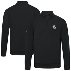 St. Louis Cardinals Levelwear Upright Insignia Tri-Blend Quarter-Zip Pullover Clearance