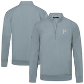Pittsburgh Pirates Levelwear Upright Insignia Tri-Blend Quarter-Zip Pullover Sale