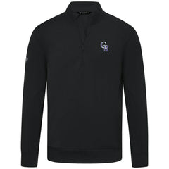Colorado Rockies Levelwear Upright Insignia Tri-Blend Quarter-Zip Pullover Sale