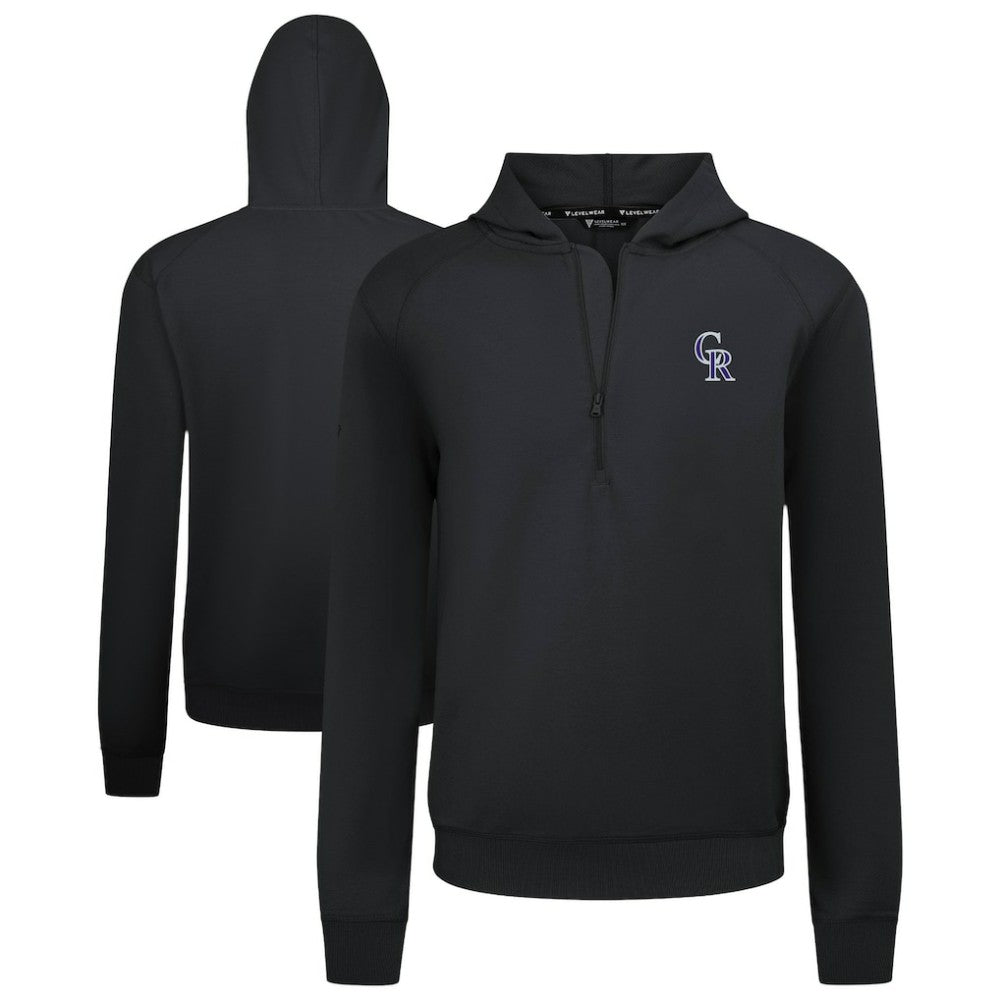 Colorado Rockies Levelwear Technic Insignia Quarter-Zip Hoodie Sale