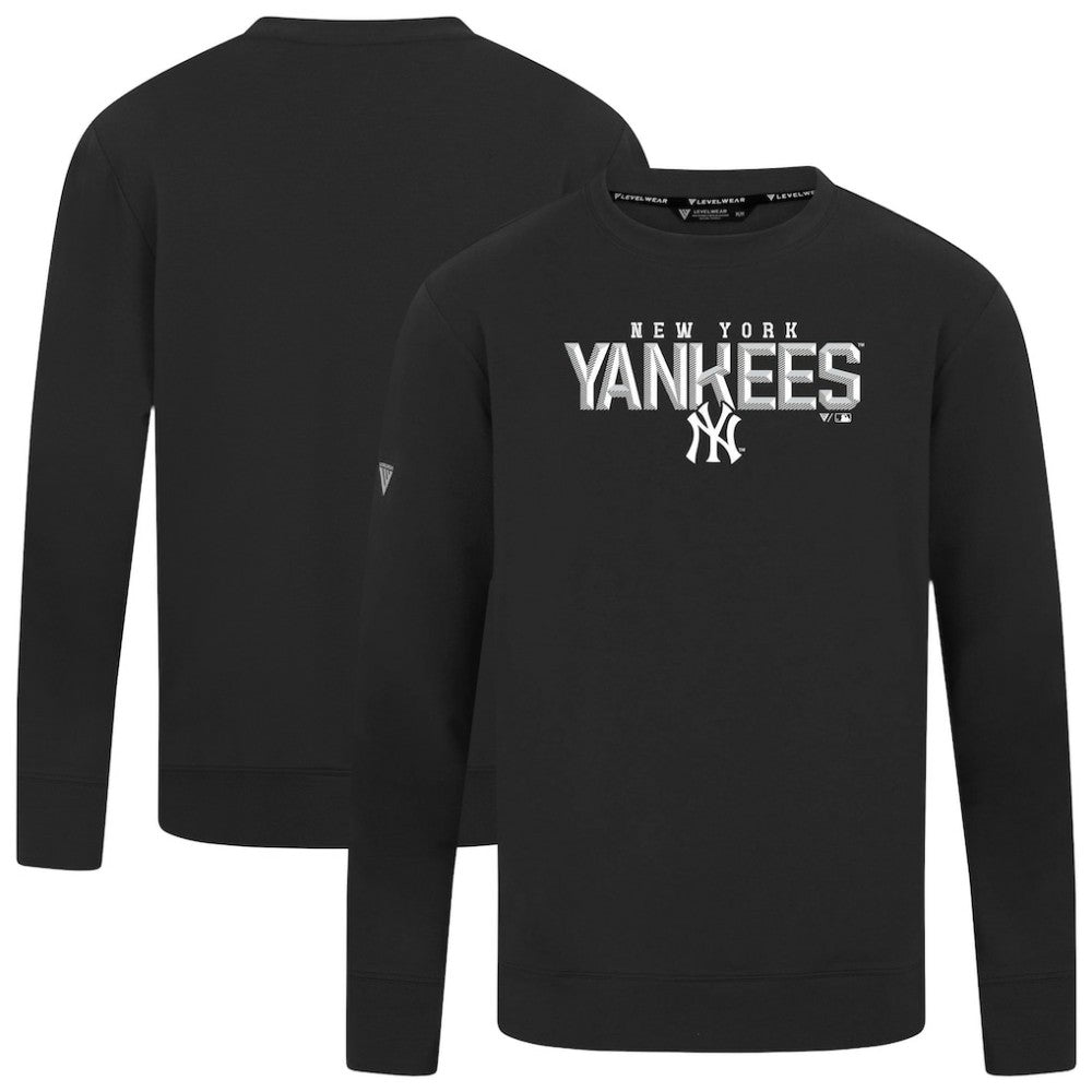 New York Yankees Levelwear Mandate Carve Tri-Blend Sweatshirt Lifestyle