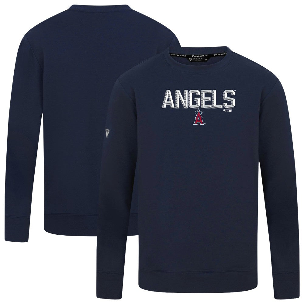 Los Angeles Angels Levelwear Mandate Carve Tri-Blend Sweatshirt Clearance