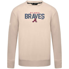 Atlanta Braves Levelwear Mandate Carve Tri-Blend Sweatshirt On Sale