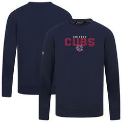 Chicago Cubs Levelwear Mandate Carve Tri-Blend Sweatshirt Online
