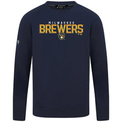 Milwaukee Brewers Levelwear Mandate Carve Tri-Blend Sweatshirt On Sale
