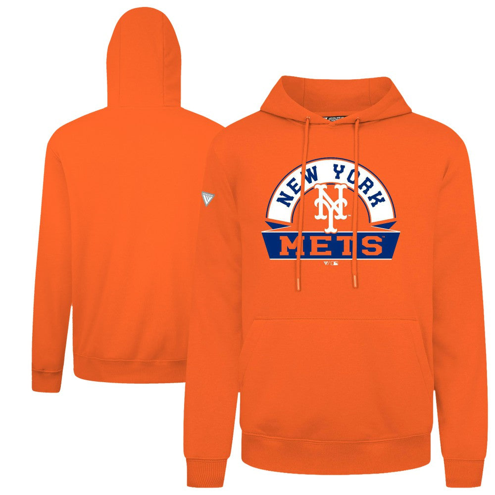New York Mets Levelwear Podium Banner Arch Hoodie Lifestyle