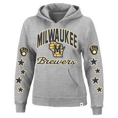 Milwaukee Brewers '47 Women's Plus Size Starry Eye Hoodie Clearance