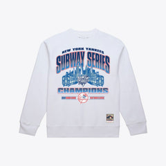 New York Yankees Mitchell & Ness Subway Series Champions Crewneck Sweatshirt Near Me