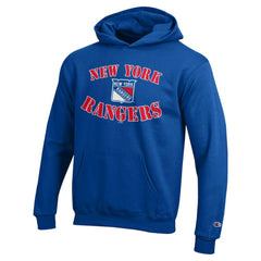 New York Rangers Champion Youth Fleece Powerblend Hoodie Blue