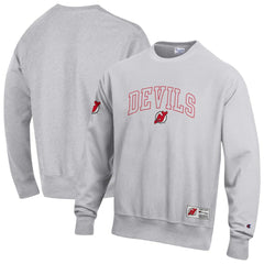 New Jersey Devils - Champion Reverse Weave Fleece Sweatshirt Gray