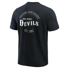 New Jersey Devils - Darius Rucker Collection by Fanatics Fanatics Fest Washed Henley T-Shirt Black