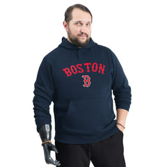 Boston Red Sox G-III Sports by Carl Banks Adaptive Lockup Fleece Hoodie Lifestyle