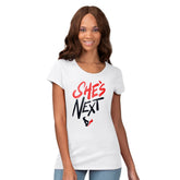 Houston Texans G-III 4Her by Carl Banks Women's She's Next Endzone T-Shirt White - NFL