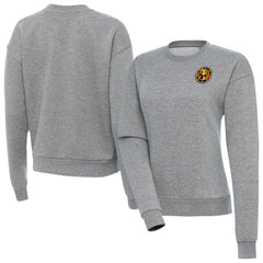Club America Antigua Women's Takeover Pullover Sweatshirt - Heather Gray