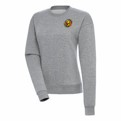 Club America Antigua Women's Takeover Pullover Sweatshirt - Heather Gray