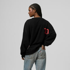 Detroit Red Wings - Mitchell & Ness Women's Vintage Crewneck Sweatshirt Black
