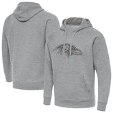 Baltimore Ravens Antigua Victory Hoodie Heather Gray - NFL
