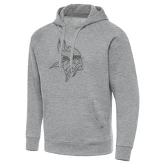 Minnesota Vikings Antigua Victory Hoodie Heather Gray - NFL