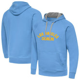 Los Angeles Chargers Antigua Victory Hoodie Powder Blue - NFL