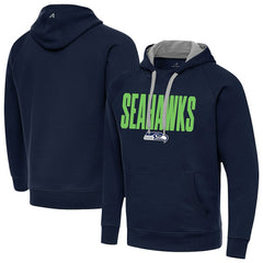 Seattle Seahawks Antigua Victory Hoodie Navy - NFL