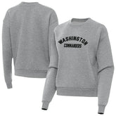 Washington Commanders Antigua Women's Victory Sweatshirt Heather Gray - NFL