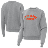 Cleveland Browns Antigua Women's Victory Sweatshirt Heather Gray - NFL