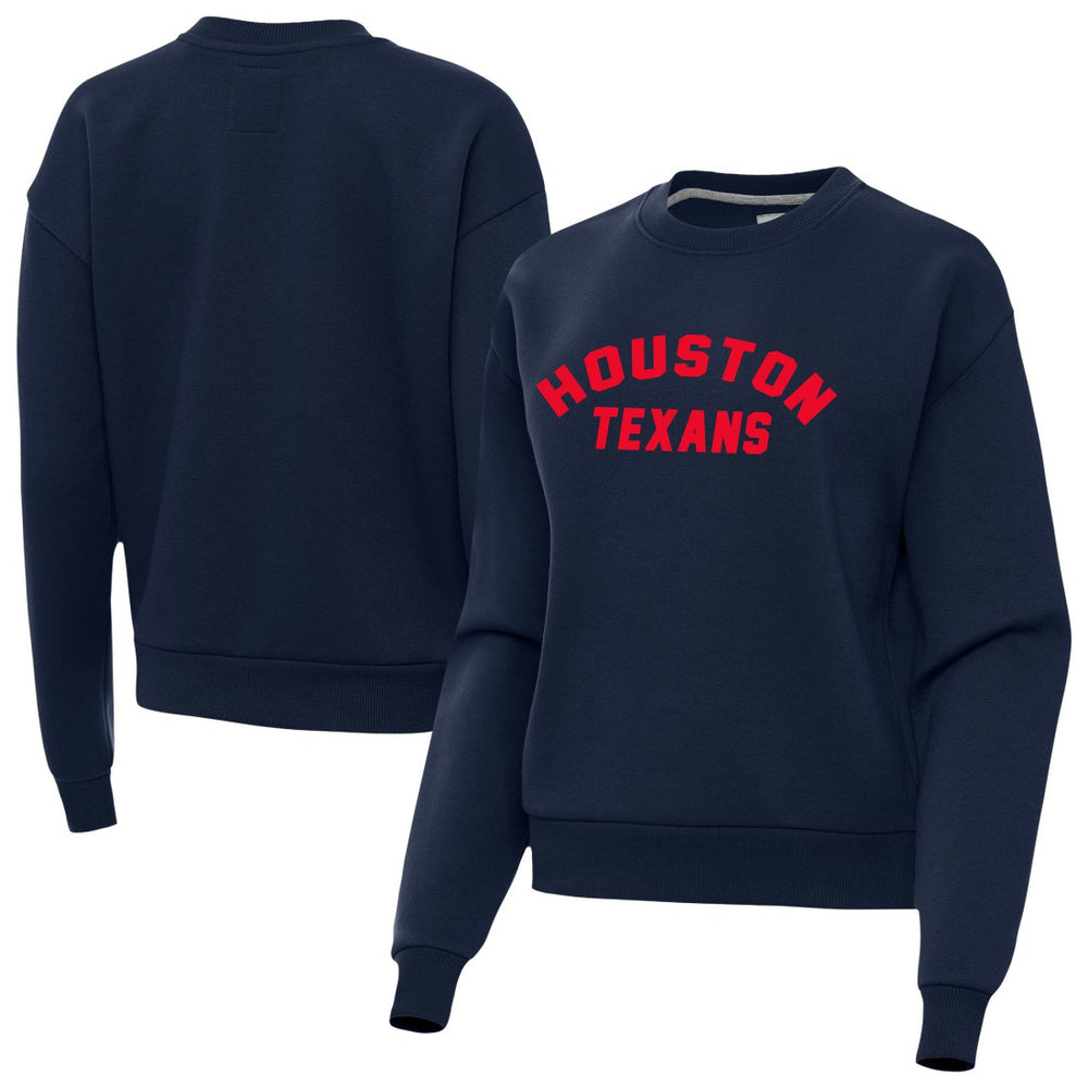 Houston Texans Antigua Women's Victory Sweatshirt Navy - NFL