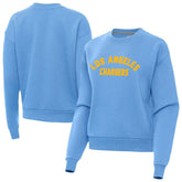 Los Angeles Chargers Antigua Women's Victory Sweatshirt Powder Blue - NFL