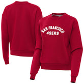 San Francisco 49ers Antigua Women's Victory Sweatshirt Scarlet - NFL