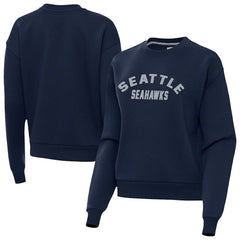 Seattle Seahawks Antigua Women's Victory Sweatshirt Navy - NFL