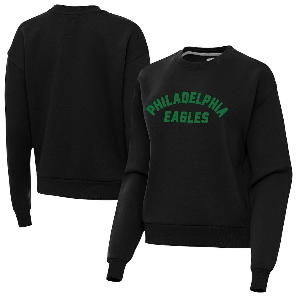 Philadelphia Eagles Antigua Women's Victory Sweatshirt Black - NFL