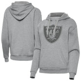 Las Vegas Raiders Antigua Women's Victory Hoodie Heather Gray - NFL