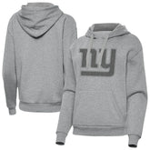 New York Giants Antigua Women's Victory Hoodie Heather Gray - NFL
