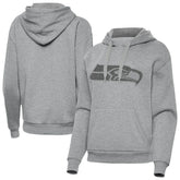 Seattle Seahawks Antigua Women's Victory Hoodie Heather Gray - NFL