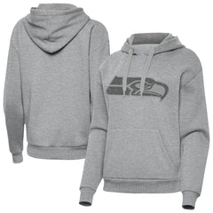 Seattle Seahawks Antigua Women's Victory Hoodie Heather Gray - NFL